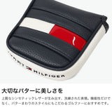 トミー ヒルフィガー ゴルフ ヘッドカバー パター TOMMY HILFIGER GOLF マレット マレット用 マグネット 合皮 おしゃれ ゴルフ用品 パターカバー マレットタイプ ロゴ 刺繍 上品 FACE THMG6SHE