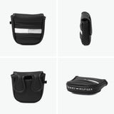 トミー ヒルフィガー ゴルフ ヘッドカバー パター TOMMY HILFIGER GOLF マレット マレット用 マグネット 合皮 おしゃれ ゴルフ用品 パターカバー マレットタイプ ロゴ 刺繍 上品 FACE THMG6SHE