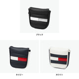 トミー ヒルフィガー ゴルフ ヘッドカバー パター TOMMY HILFIGER GOLF マレット マレット用 マグネット 合皮 おしゃれ ゴルフ用品 パターカバー マレットタイプ ロゴ 刺繍 上品 FACE THMG6SHE