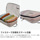 【正規品2年保証】 スーリー トラベルポーチ メンズ レディース パッキングキューブ THULE ブランド シンプル 旅行 バッグインバッグ 拡張 圧縮 ポーチ 撥水 Mサイズ Compression Packing Cube Medium TCPC202
