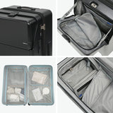 【正規品3年保証】 トラベリスト スーツケース フロントオープン TRAVELIST ファースト LL ストッパー 大容量 拡張 軽量 ワンタッチ トップオープン スマホスタンド TSAロック 100L 114L 10泊 11泊 12泊 76-25160