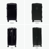 【正規品3年保証】 トラベリスト スーツケース フロントオープン TRAVELIST ファースト LL ストッパー 大容量 拡張 軽量 ワンタッチ トップオープン スマホスタンド TSAロック 100L 114L 10泊 11泊 12泊 76-25160