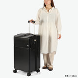 【正規品3年保証】 トラベリスト スーツケース フロントオープン TRAVELIST ファースト LL ストッパー 大容量 拡張 軽量 ワンタッチ トップオープン スマホスタンド TSAロック 100L 114L 10泊 11泊 12泊 76-25160