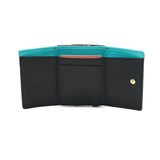 ツモリチサト 財布 レディース コンパクト tsumori chisato CARRY ブランド 三つ折り ミニ財布 かわいい 三つ折り財布 レザー 羊革 おしゃれ ドット柄 ネコ 猫 ねこ BOX型小銭入れ 日本製 てんてん 57930