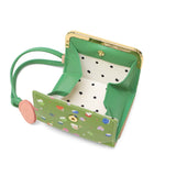 ツモリチサト 財布 レディース コンパクト tsumori chisato CARRY ブランド 三つ折り ミニ財布 かわいい 三つ折り財布 レザー 羊革 おしゃれ ドット柄 ネコ 猫 ねこ BOX型小銭入れ 日本製 てんてん 57930