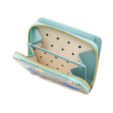 ツモリチサト 二つ折り財布 レディース ブランド 本革 tsumori chisato CARRY 財布 可愛い 小銭入れあり 女性 おしゃれ コンパクト プリント 刺繍 エナメルレザー 羊革 日本製 tcアニマル 折り財布 57936