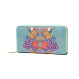 ツモリチサト 長財布 レディース 本革 tsumori chisato CARRY 財布 大容量 ブランド ラウンドファスナー 可愛い 女性 おしゃれ プリント 刺繍 エナメルレザー 羊革 日本製 tcアニマル ラウンド長財布 57937