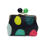 ツモリチサト 小銭入れ コインケース レディース ブランド がま口 本革 tsumori chisato CARRY 財布 かわいい 小銭 牛革 水玉 ドット カラフル コンパクト 日本製 カラフルズームドット がま口小銭入れ 57950