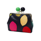 ツモリチサト 小銭入れ コインケース レディース ブランド がま口 本革 tsumori chisato CARRY 財布 かわいい 小銭 牛革 水玉 ドット カラフル コンパクト 日本製 カラフルズームドット がま口小銭入れ 57950