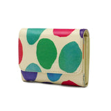 ツモリチサト 二つ折り財布 レディース ブランド 本革 tsumori chisato CARRY 財布 かわいい 大人 二つ折 カード入れ 小銭入れ 牛革 水玉 ドット カラフル 日本製 カラフルズームドット 折り財布 57951