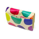 ツモリチサト 二つ折り財布 レディース ブランド 本革 tsumori chisato CARRY 財布 かわいい 大人 二つ折 カード入れ 小銭入れ 牛革 水玉 ドット カラフル 日本製 カラフルズームドット 折り財布 57951