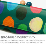ツモリチサト 長財布 がま口 レディース ブランド 本革 tsumori chisato CARRY 財布 かわいい 大人 カード入れ 小銭入れ かぶせ 牛革 水玉 ドット カラフル 日本製 カラフルズームドット がま口長財布 57953