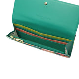 ツモリチサト 長財布 がま口 レディース ブランド 本革 tsumori chisato CARRY 財布 かわいい 大人 カード入れ 小銭入れ かぶせ 牛革 水玉 ドット カラフル 日本製 カラフルズームドット がま口長財布 57953