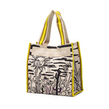 ツモリチサト トートバッグ レディース 布 tsumori chisato CARRY バッグ 軽量 小さめ コンパクト ブランド スクエア おしゃれ かわいい ロゴ トートバッグS プリント 柄 日本製 サボテンと太陽 50785