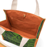 ツモリチサト トートバッグ レディース 布 tsumori chisato CARRY バッグ 軽量 小さめ コンパクト ブランド スクエア おしゃれ かわいい ロゴ トートバッグS プリント 柄 日本製 サボテンと太陽 50785