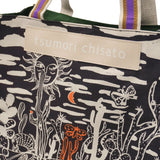 ツモリチサト トートバッグ レディース 布 A4 tsumori chisato CARRY バッグ 軽量 ブランド スクエア おしゃれ かわいい ロゴ トートバッグL トート プリント イラスト 柄 日本製 サボテンと太陽 50786