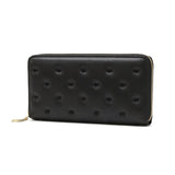 ツモリチサト 長財布 レディース 財布 ラウンドファスナー tsumori chisato CARRY ブランド 女性 おしゃれ かわいい ロングウォレット 大容量 小銭入れ カード 猫 ハート 刺繍 ラム革 本革 日本製 ぷちネコ 57887