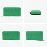 ツモリチサト 長財布 レディース 財布 ラウンドファスナー tsumori chisato CARRY ブランド 女性 おしゃれ かわいい ロングウォレット 大容量 小銭入れ カード 猫 ハート 刺繍 ラム革 本革 日本製 ぷちネコ 57887