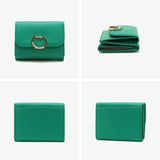 ツモリチサト 三つ折り財布 レディース 革 かわいい ブランド tsumori chisato CARRY 財布 黒 三つ折り レザー 本革 コンパクト 猫 小さめ 小銭入れ ネコおこし ミニ財布 57825