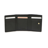 ツモリチサト 三つ折り財布 レディース 革 かわいい ブランド tsumori chisato CARRY 財布 黒 三つ折り レザー 本革 コンパクト 猫 小さめ 小銭入れ カード ネコおこし 折財布 57826