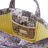 ツモリチサト トートバッグ レディース 大きめ tsumori chisato CARRY バッグ ブランド トート 女性 A4 かわいい 花柄 2WAYバッグ 2WAY ショルダー コットン 綿 おしゃれ キルティング Lサイズ Together 50901