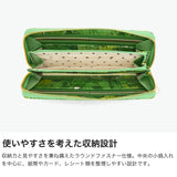ツモリチサト 長財布 レディース tsumori chisato CARRY 財布 ラウンドファスナー 大容量 革 本革 ブランド 大人 かわいい 女性 おしゃれ プリント 刺繍 小銭入れあり 葉っぱ ラウンド長財布 56002