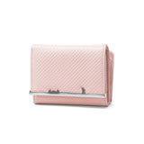 ツモリチサト 三つ折り財布 レディース かわいい ブランド 革 tsumori chisato CARRY 財布 本革 牛革 レザー コンパクト ミニ 小さめ 三つ折り おしゃれ ネコ ミニウォレット 日本製 Cross Emboss ミニ財布 56006