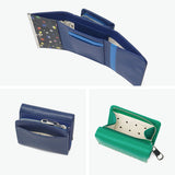 ツモリチサト 三つ折り財布 レディース かわいい ブランド 革 tsumori chisato CARRY 財布 本革 牛革 レザー コンパクト ミニ 小さめ 三つ折り おしゃれ ネコ ミニウォレット 日本製 Cross Emboss ミニ財布 56006