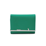 ツモリチサト 三つ折り財布 レディース かわいい ブランド 革 tsumori chisato CARRY 財布 本革 牛革 レザー コンパクト ミニ 小さめ 三つ折り おしゃれ ネコ ミニウォレット 日本製 Cross Emboss ミニ財布 56006