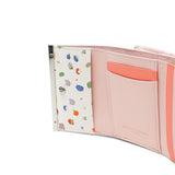 ツモリチサト 三つ折り財布 レディース かわいい ブランド 革 tsumori chisato CARRY 財布 本革 牛革 レザー コンパクト ミニ 小さめ 三つ折り おしゃれ ネコ ミニウォレット 日本製 Cross Emboss ミニ財布 56006