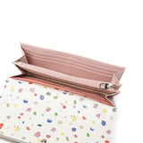 ツモリチサト 長財布 レディース 猫柄 tsumori chisato CARRY 財布 かぶせ 猫 ネコ かわいい ブランド 革 本革 レザー おしゃれ 大人 ロングウォレット 上品 大容量 シンプル 日本製 Cross Emboss 56007