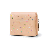ツモリチサト 二つ折り財布 レディース ブランド tsumori chisato CARRY 財布 本革 革 レザー 大人 日本製 小さい 小さめ コンパクト ミニ おしゃれ キラキラ かわいい KiraKira Stone 折り財布 57960