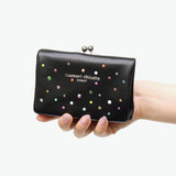ツモリチサト 二つ折り財布 レディース ブランド tsumori chisato CARRY 財布 がま口 がま口財布 本革 革 レザー 大人 日本製 おしゃれ キラキラ かわいい 二つ折り KiraKira Stone がま口折財布 57961