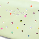 ツモリチサト 二つ折り財布 レディース ブランド tsumori chisato CARRY 財布 がま口 がま口財布 本革 革 レザー 大人 日本製 おしゃれ キラキラ かわいい 二つ折り KiraKira Stone がま口折財布 57961