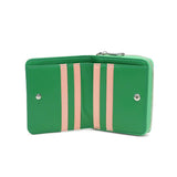 ツモリチサト 二つ折り財布 レディース ブランド tsumori chisato CARRY 財布 本革 革 大人 かわいい 二つ折 小銭入れ コンパクト 羊革 日本製 ファスナー tcパッチワーク ラウンド折財布 57966