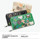 ツモリチサト 財布 長財布 レディース ブランド tsumori chisato CARRY かわいい ラウンド ラウンドファスナー 女性 おしゃれ 本革 レザー 猫 ねこ 日本製 小銭入れあり tcパッチワーク ラウンド長財布 57968