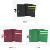ツモリチサト 二つ折り財布 レディース ブランド tsumori chisato CARRY 財布 がま口 本革 革 大人 かわいい 二つ折 カード入れ 小銭入れ 牛革 日本製 エナメル グリッターフラワー ガマ札入れ 57854