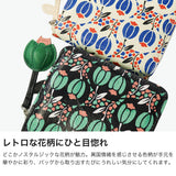 ツモリチサト 二つ折り財布 レディース ブランド tsumori chisato CARRY 財布 本革 レザー かわいい 折財布 小銭入れあり コンパクト 豚革 日本製 ファスナー 花柄 おしゃれ フランソワーズ ラウンド折財布 56010