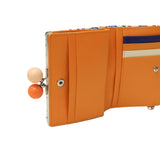 ツモリチサト 二つ折り財布 レディース ブランド tsumori chisato CARRY 財布 本革 レザー かわいい がま口 二つ折 小銭入れあり コンパクト 豚革 日本製 花柄 おしゃれ フランソワーズ がま口折財布 56011