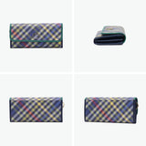 ツモリチサト 長財布 レディース ブランド tsumori chisato CARRY 財布 本革 レザー かわいい かぶせ フラップ ロングウォレット 小銭入れあり 札入れ 牛革 チェック柄 猫 ネコ おしゃれ 大容量 tcチェック 56022