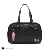 パワーパフ ガールズ スクールバッグ 高校生 合皮 サブバック THE POWERPUFF GIRLS 中学生 A4 スクバ スクール バッグ 女子 女子高生 かわいい 可愛い 通学 肩掛け 通学ボストン パワーパフガールズ TPGSR-01