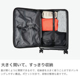 【正規品1年保証】 ティエラル スーツケース Mサイズ TIERRAL キャリーケース 拡張 軽量 ストッパー  静音 TSロック 70L 80L 7泊 8泊 長期 1週間 旅行 シンプル 超軽量 ファスナー 海外旅行 TOMARU 2.0 TTMR2-002