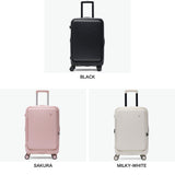 【正規品1年保証】 ティエラル スーツケース フロントオープン ブランド TIERRAL 軽量 大容量 ストッパー 拡張 エキスパンダブル 53L 61L 5泊 6泊 7泊 国内 海外 超軽量 TOMARU 2.0 S+サイズ TTMR2-004