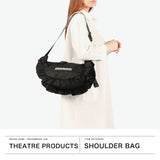 シアタープロダクツ ショルダーバッグ レディース 斜めがけバッグ ブランド THEATRE PRODUCTS バッグ ショルダー 斜めがけ 小さめ 大人 軽量 フリル フリルバッグ NYLON FRILL ROUND SHOULDER BAG L CL240858