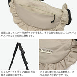 シアタープロダクツ ショルダーバッグ レディース 斜めがけバッグ ブランド THEATRE PRODUCTS バッグ ショルダー 斜めがけ 小さめ 大人 軽量 フリル フリルバッグ NYLON FRILL ROUND SHOULDER BAG L CL240858