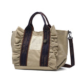 シアタープロダクツ トートバッグ 大きめ レディース ブランド THEATRE PRODUCTS バッグ ショルダー かわいい おしゃれ 斜めがけ 大人 軽量 フリル フリルバッグ B5 NYLON FRILL 2WAY BAG THAMES L CL240336