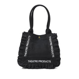 シアタープロダクツ トートバッグ レディース THEATRE PRODUCTS バッグ キャンバス 軽量 小さめ 通勤 ブランド B5 かわいい フリル デイリー お出かけ 帆布 コットン COTTON FRILL TOTE BAG-L CL250717