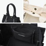 シアタープロダクツ トートバッグ レディース THEATRE PRODUCTS バッグ キャンバス 軽量 小さめ 通勤 ブランド A5 かわいい フリル デイリー お出かけ 帆布 コットン COTTON FRILL TOTE BAG-M CL250718