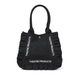 シアタープロダクツ トートバッグ レディース THEATRE PRODUCTS バッグ キャンバス 軽量 小さめ 通勤 ブランド A5 かわいい フリル デイリー お出かけ 帆布 コットン COTTON FRILL TOTE BAG-M CL250718