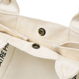 シアタープロダクツ トートバッグ レディース THEATRE PRODUCTS バッグ キャンバス 軽量 小さめ 通勤 ブランド A5 かわいい フリル デイリー お出かけ 帆布 コットン COTTON FRILL TOTE BAG-M CL250718